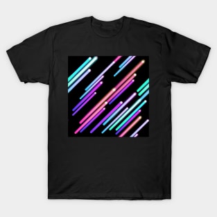 Colorful Shining Lines T-Shirt